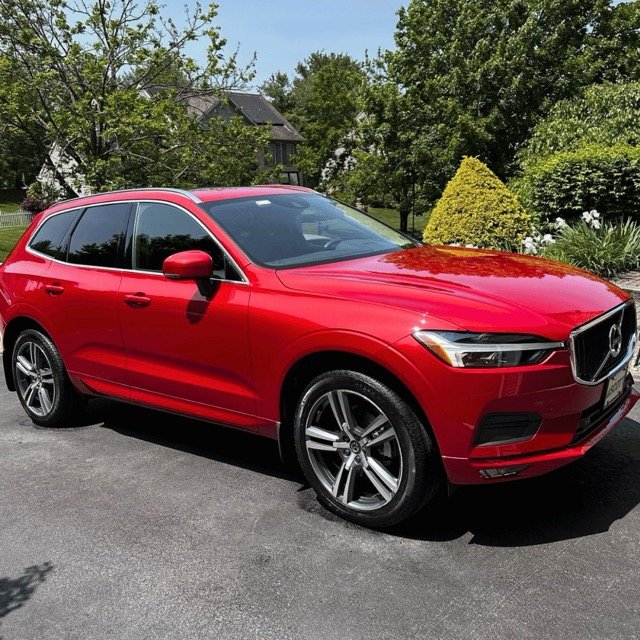 Volvo exterior detailed in driveway